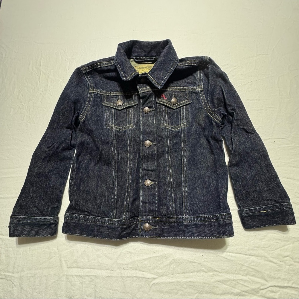 Ralph Lauren Polo  Kids Boys Classic Huey Wash Trucker Jean Jacket 6